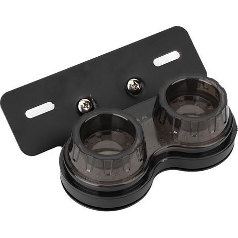 Feu arrière de moto, 12V rond moto LED frein feu arrière universel arrière lampe pour moto modifié accessoire(2) (1/5)