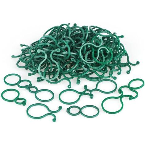 200 Pièces Clips Support pour Jardin Plantes Clips de Fixation pour tomates Réutilisable Pinces Plantes Plastique,vert (1/5)