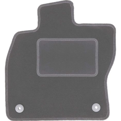 Tapis de sol conducteur en velours pour : Skoda Superb III break, berline (2015-2020) graphite