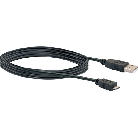Schwaiger Micro USB Ladekabel CK1511 533 schwarz, 1m, 1x USB 2.0 A Stecker / 1x USB 2.0 Micro B Stec USB-Kabel & Stecker (1/5)