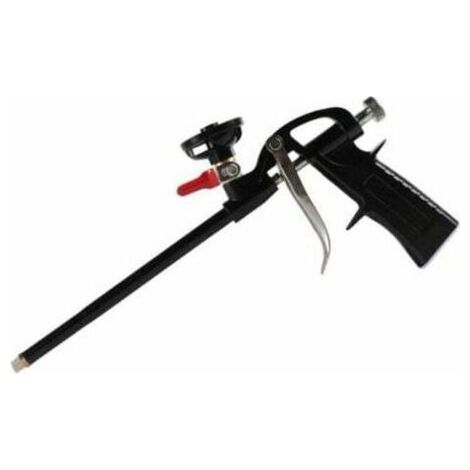Pistolet à Mousse Polyuréthane Ajustable Professionnel Pistolet Mousse Expansive PU en Métal Pistolet de Calfeutrage avec Interrupteur No Nettoyage pour Remplir Sceller (1/4)