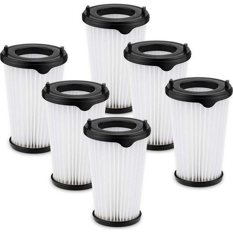 Set mit 6 CX7- und QX8-Filtern, kompatibel mit den AEG-Staubsaugern Modellen AEG CX7-2 und QX8, HEPA-Ersatzfilter geeignet für CX7-2-45an, CX7-2-i360, CX7-2-s360 (1/5)