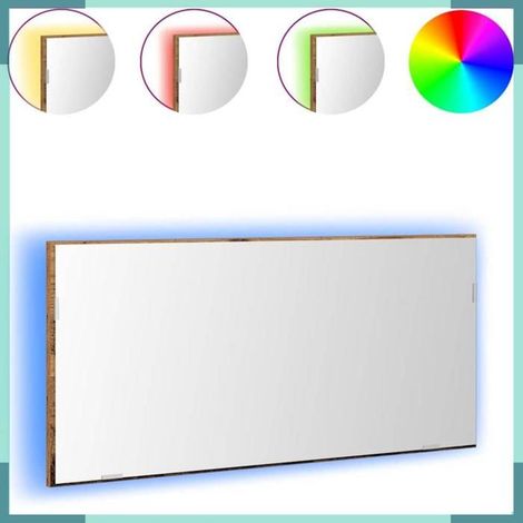 863306 Miroir Bois ancien 80 x 37 cm Verre et Bois Ingénierie (1/5)