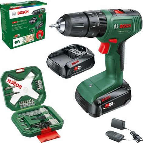 Bohrmaschine Bosch easyimpact 18v-40 Akku 2 Akkus 2Ah (1/3)