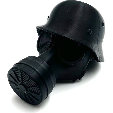 Anhängerkupplungsabdeckung, lustige Gasmaskenkappe, wasser- und staubdichter Schutz, dekoratives Zubehör für Anhängerkupplung, schwarz