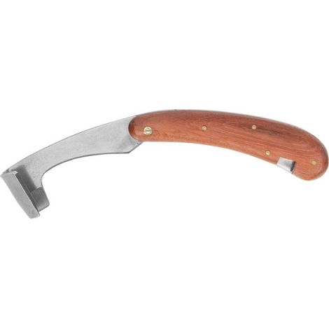 Crochet d'arrachage de tête de bœuf – Lame en acier inoxydable 85 mm – Poids léger 0,1 kg – Pour marquage durable du bois – Ochsenkopf (1/3)