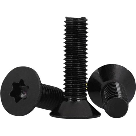 5 Pièces Vis à Tête Fraisée Torx Noires en Acier Inoxydable 304 Inox M8 x 35mm Vis à Machine à Tête Plate Filetage Complet à Métaux Visserie Pour L'équipement de Machine et Meubles (1/4)
