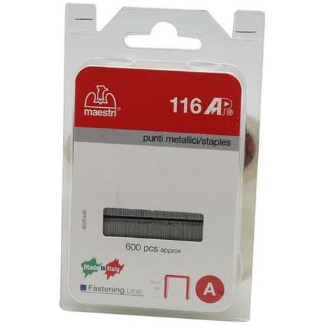 MAESTRI BLISTER PUNTI SPILLATRICE ART. 116 AP 600 PZ