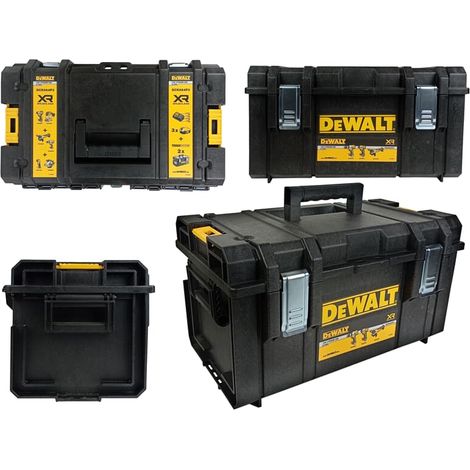 DeWalt leere Werkzeugbox ohne Inhalt stapelbar Tough Box max. 40 kg Traglast