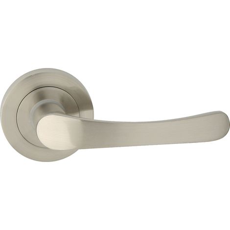 DOMINO Poignée de porte NOVA R M9 Poignée Sans rosace Nickel (1/5)