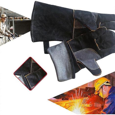 1 paire de gants de barbecue résistants à la chaleur, gants de four longs et universels (1/5)