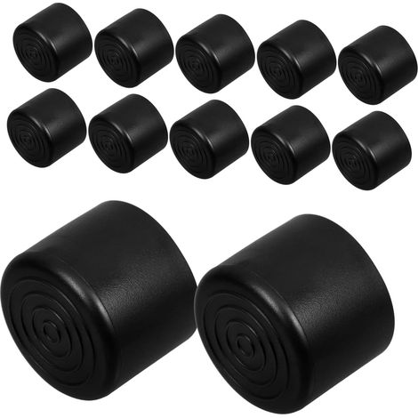 de protection ronds antidérapants en PVC noir pour pieds de (1/5)