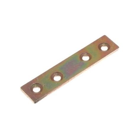 YZP Lot de 100 plaques d'assemblage en acier 75 mm (1/2)