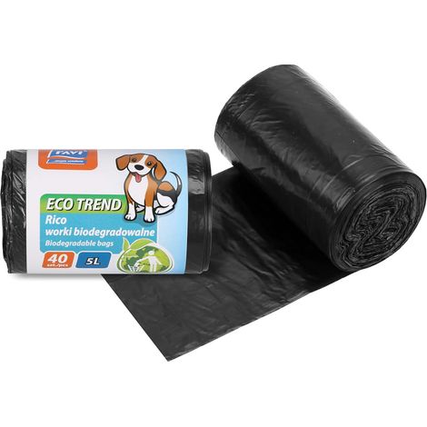 Sacchetti per cani biodegradabili Rico Eco Trend 5 L 40 pezzi.