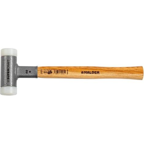 Halder Rückschlagfreier Hammer mit Hickory-Stiel 40 mm