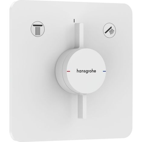 Hansgrohe DuoTurn Q - Unterputzarmatur, für 2 Verbraucher, weiß matt 75414700