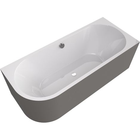 VIVA R MONOLITH Baignoire asymétrique 170x75x60cm, Blanc/agila (1/4)