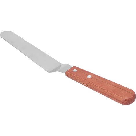 Spatules à cire en acier inoxydable, manche en bois, bâtonnets mélangeurs de cire multifonctionnels pour l'épilation (1/5)