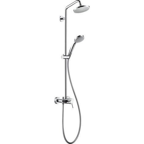 Showerpipe 100 Ø 160 mm,mitigeur mécanique chroméé