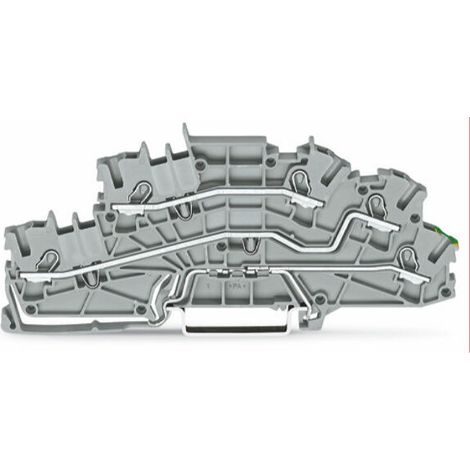 WAGO Installationsetagenklemme 2003-6645 TOPJOB S grau L/L/PE