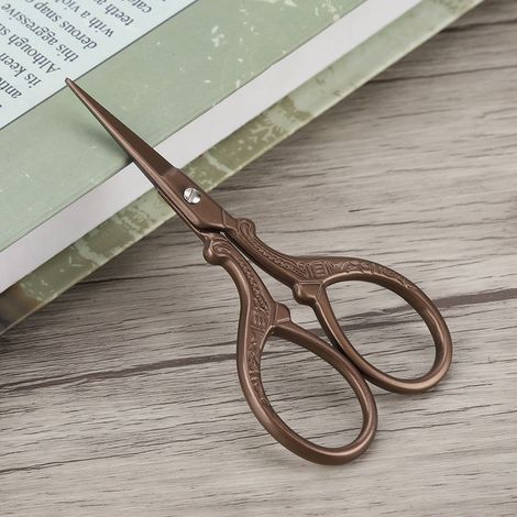 Ciseaux de Couture Rétro en Acier Inox pour Projets Créatifs DIY (1/5)