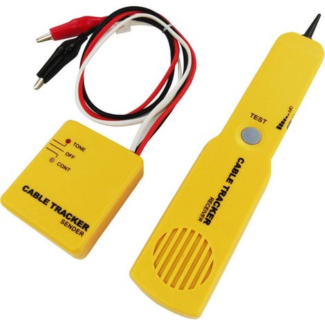 Localizador de teléfono con cable portátil, probador de red de teléfono con cable, rastreador de tóner RJ11