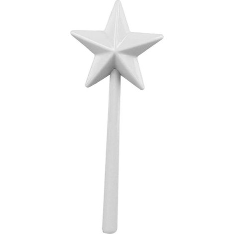 Baguette à épices rechargeable ABS 3 trous pour sel, poivre et assaisonnements - Accessoire de cuisine blanc pour Halloween et Noël (1/5)