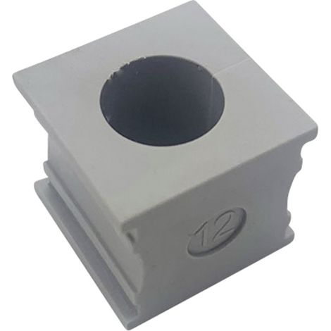 TRU COMPONENTS ELT 12 Kabeldurchführung geschlitzt Klemm-Ø (max.) 13 mm Elastomer Grau 1 St. (1/3)
