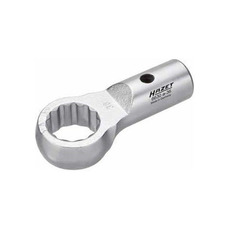 HAZET Aufsteck-Ringschlüssel 6630A-36 Rundaufnahme 21 26 mm Außen-Doppel (1/5)
