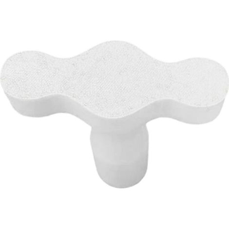 Clé de purge de radiateur imprimée en 3D, clé de purge d'air de radiateur, clé de purge d'air de radiateur, clé de vannes de plomberie pour radiateurs (blanche) Blanc (1/5)