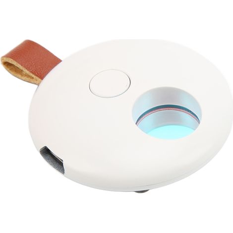 Détecteur de caméras vidéo portables anti-punaises, scanner infrarouge pour hôtels, bureaux et domiciles (blanc)