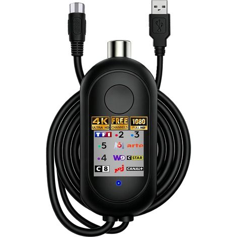 Amplificateur Antenne TV, Compatible Antenne Intérieure et Extérieure Booster de Signal pour TNT/DVB-T2, Compatible Télévision Numérique, Full HD et 4K UHD – Amélioration de la Réception Stable (1/5)