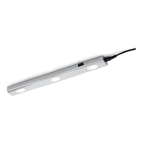 Applique Reglette Led Moderna Alluminio 3 punti di Luce 40 cm Aragon GD Trio (1/4)