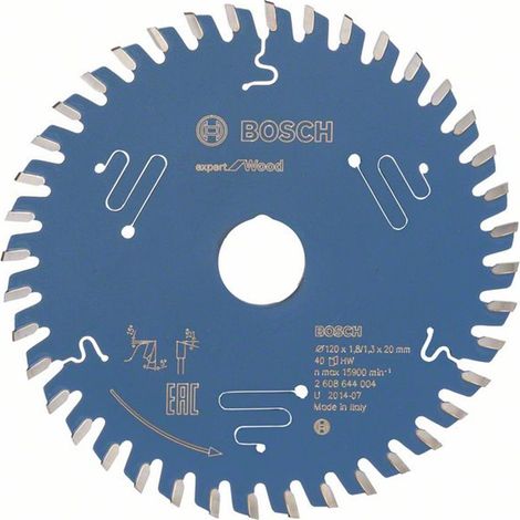 Bosch Kreissägeblatt Expert for Wood 120 x 20 x 1,8 mm, 40