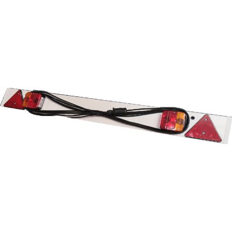 4 Feet Trailer Board, 10M Cable - Fog Lights Reflectors Towing Rack Boat Tractor Van Car Caravan (1/5)