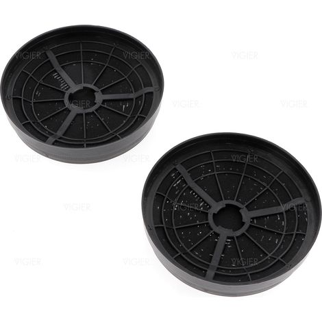 Lot de 2 filtres à charbon pour hotte – 49037930 – Largeur 175 mm, épaisseur 35 mm – Compatible Rosieres et Candy - CF110