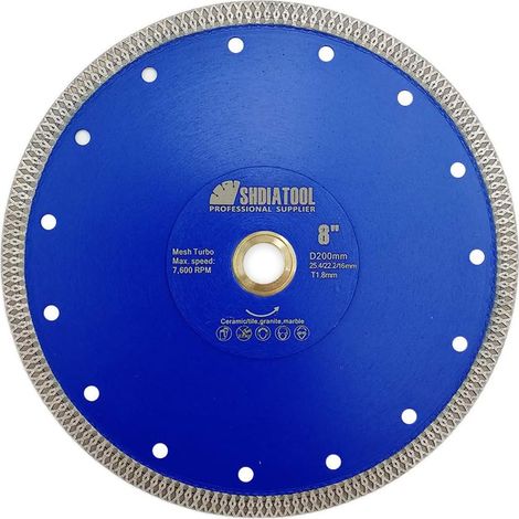 Diamond Disc 200 mm with X Mesh Turbo for Tiles (1/5)