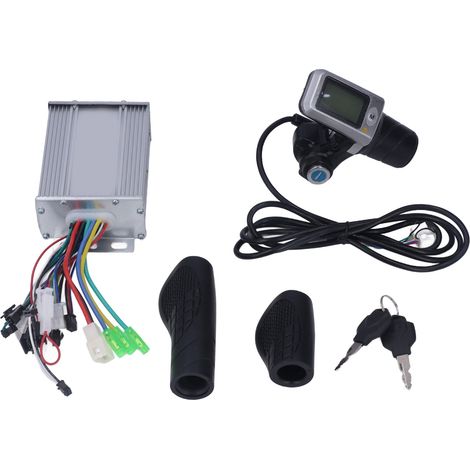 Kit de contrôleur vélo électrique 36V 48V 450W, contrôleur sans balais, écran LCD, poignée d'accélérateur, régulateur de vitesse. (1/5)