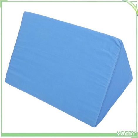 VGEBY Oreiller compensé côté corps Oreiller de couchage à cale latérale du corps, soutien confortable, puericulture bebe Bleu (1/5)