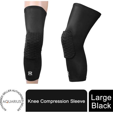 Knee Compression Sleeve, Large - Black (1/5)