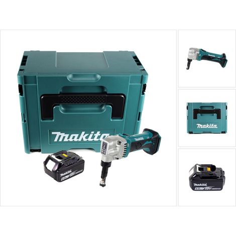 Makita DJN 161 G1J Akku Knabberschere 18 V + 1x Akku 6,0 Ah + Makpac - ohne Ladegerät