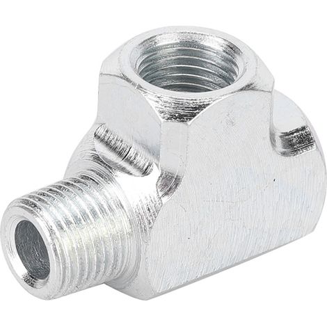 Manomètre et adaptateur pour capteur huile-eau, raccord en T de type 1/8, té (1/5)