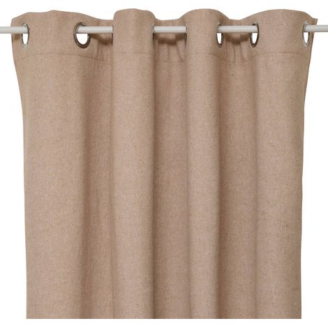 Tenda isolante kys in lino beige 140x260cm - Atmosphera créateur d'intérieur