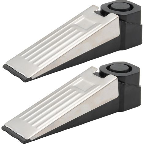 Zwei Türstopper-Alarme, elektronisches Türstopper-Alarmsystem, Türalarm, Türkeil-Alarm. (1/5)