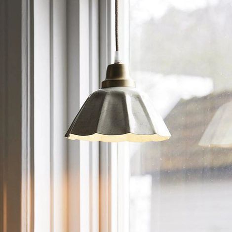 [GEBRAUCHT] B-Ware Pr Home Hängeleuchte Pendelleuchte Ester Offwhite Stecker Eisen Emaille