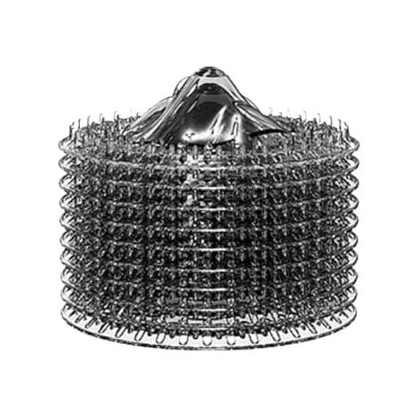 Lot de 10 bouchons de vidange de douche en plastique pour cuisine, buanderie, salle de bain, baignoire (noir) (1/5)