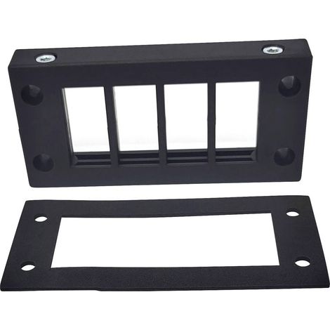 TRU COMPONENTS DVK 16/8 Barrette d'entrée de câble Ø max. des bornes 16 mm Polyamide noir 1 pc(s) (1/2)