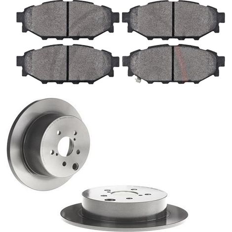 KIT FRENI POSTERIORI compatibile con SUBARU XV (GP) - DISCHI + PASTIGLIE OEM: P 78 020 / 18386 /SOSTITUZIONE DIRETTA/BASSA POLVERE/SILENZIOSO