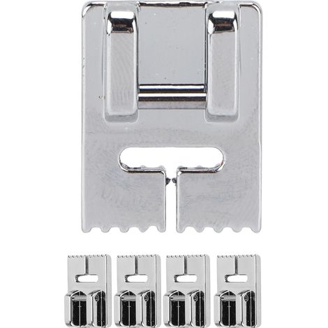 Set mit 5 multifunktionalen Nähfüßen für Nähmaschinen, neun Rillen, Quiltzubehör und andere Haushaltsarbeiten. (1/5)