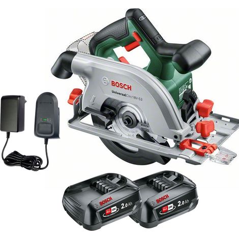 Bosch UniversalCirc 18v 18V-53 Cordless Circular Saw 160mm 2 x 2.0Ah Batteries (1/5)